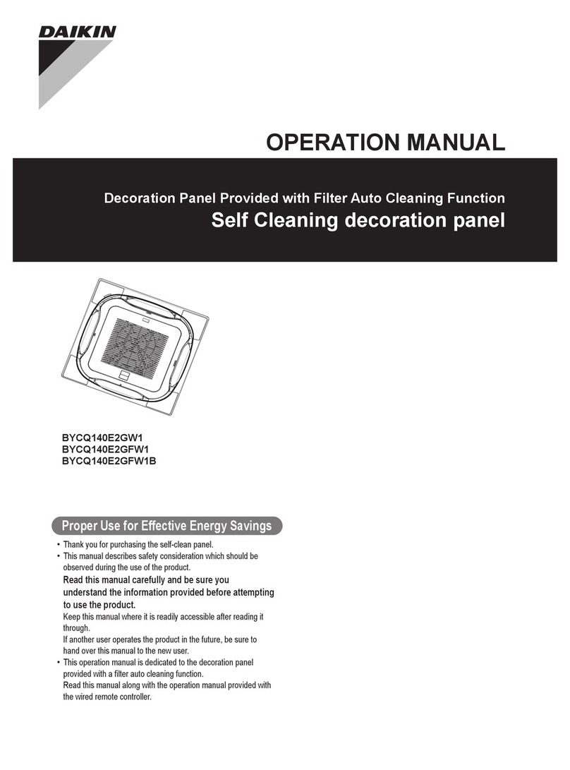 Daikin BYCQ140E2GW1 User manual