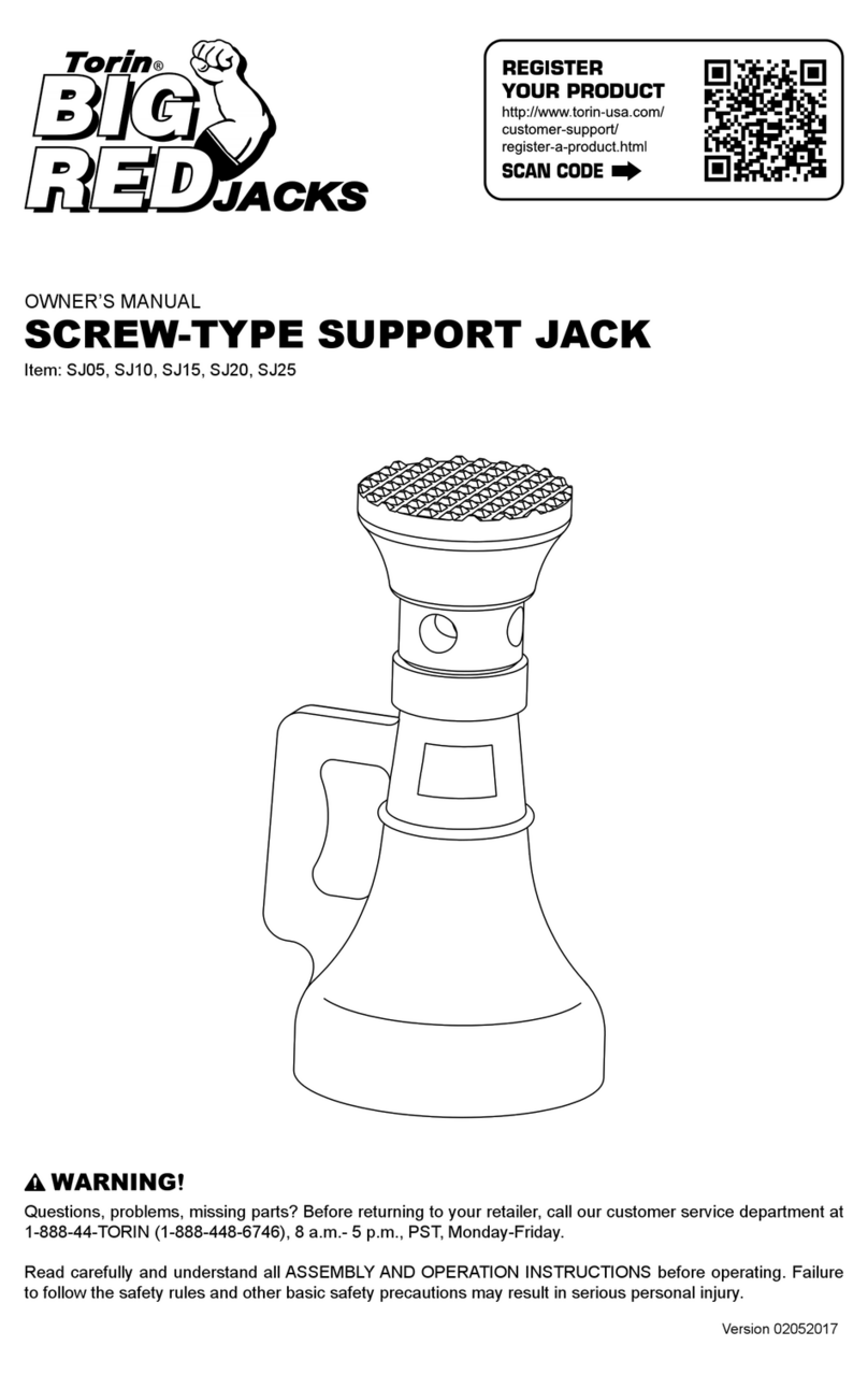 BIG RED JACKS SJ10 User manual