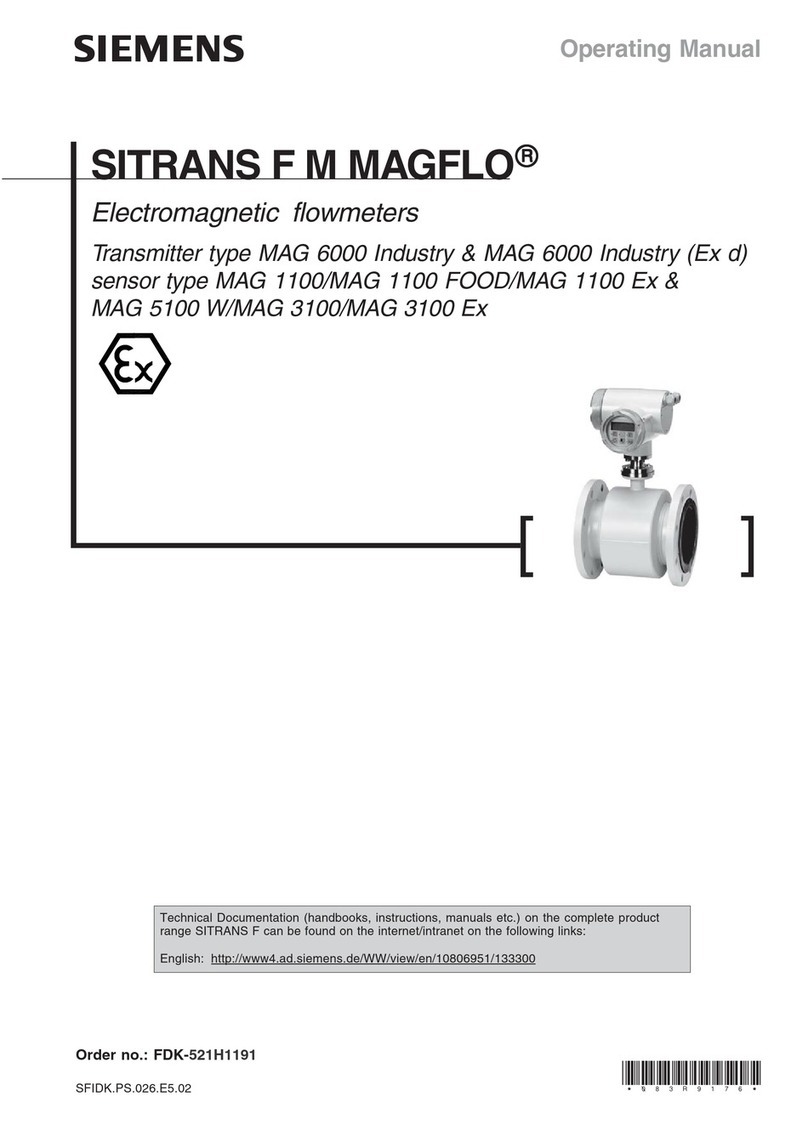 Siemens SITRANS F M MAGFLO operating manual