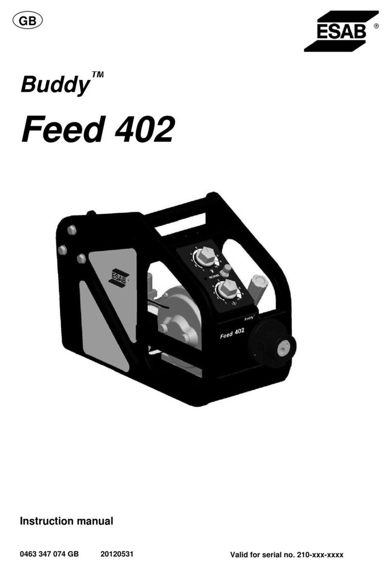 ESAB Buddy Feed 402 instruction manual