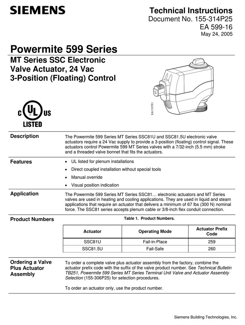 Siemens Powermite 599 Series Owner's manual Siemens Powermite 599 Series Owner's manual