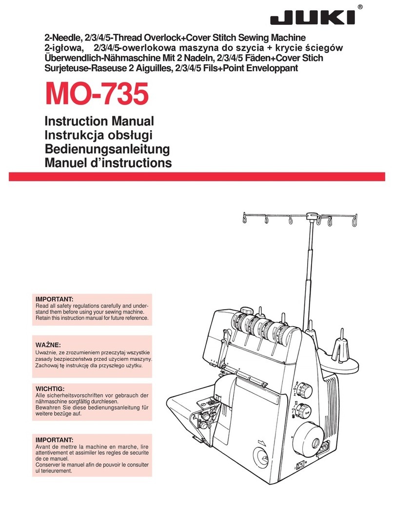 JUKI MO-735 instruction manual
