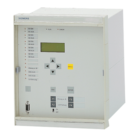 Siemens SIPROTEC 7SS522 V4.6 User manual