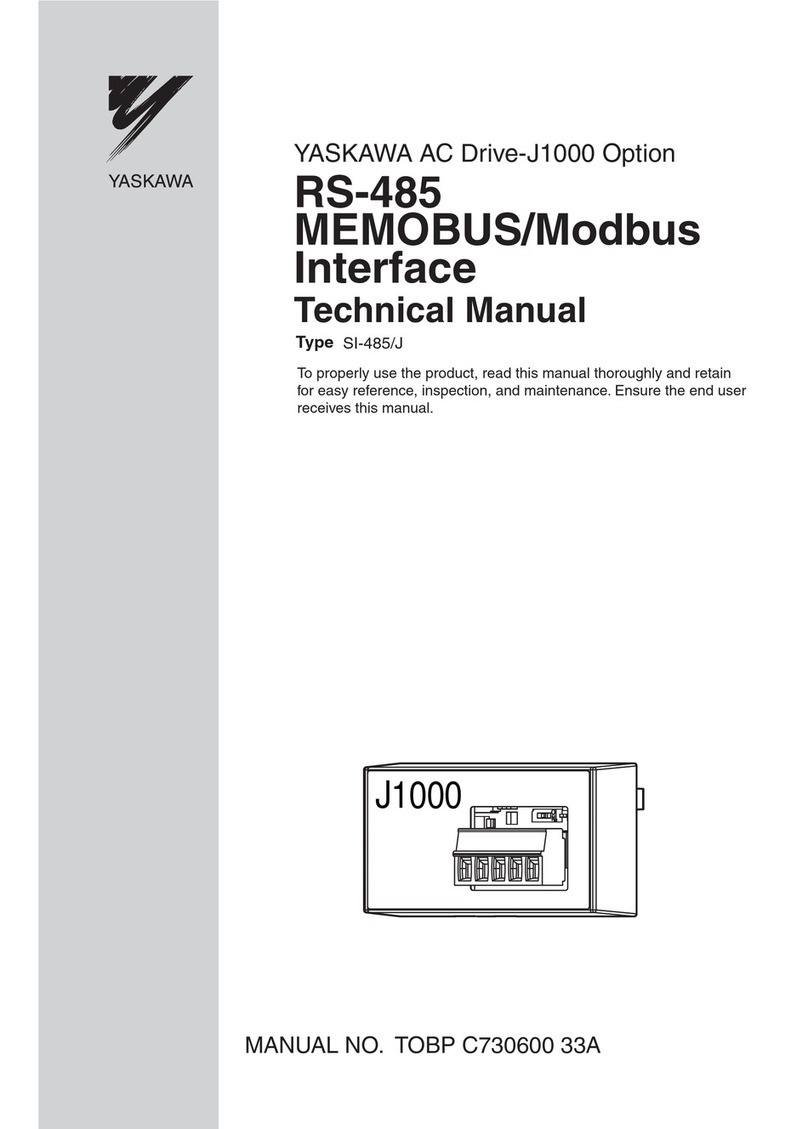YASKAWA J1000 CIMR-JC series Technical manual