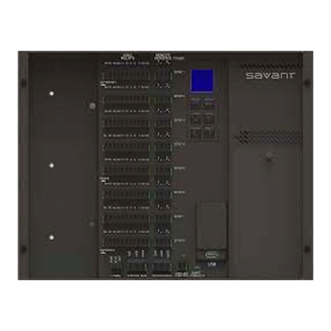 Savant CLI-8000 User manual