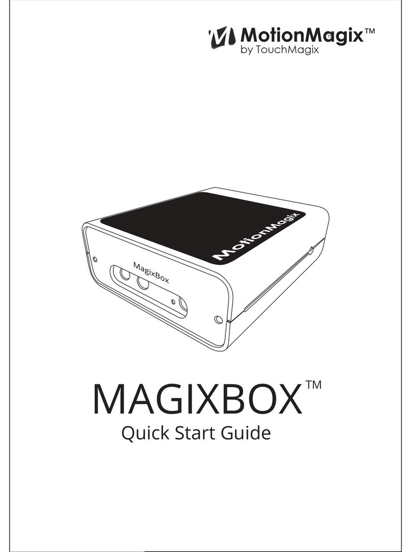 TouchMagix MotionMagix MAGIXBOX quick start guide