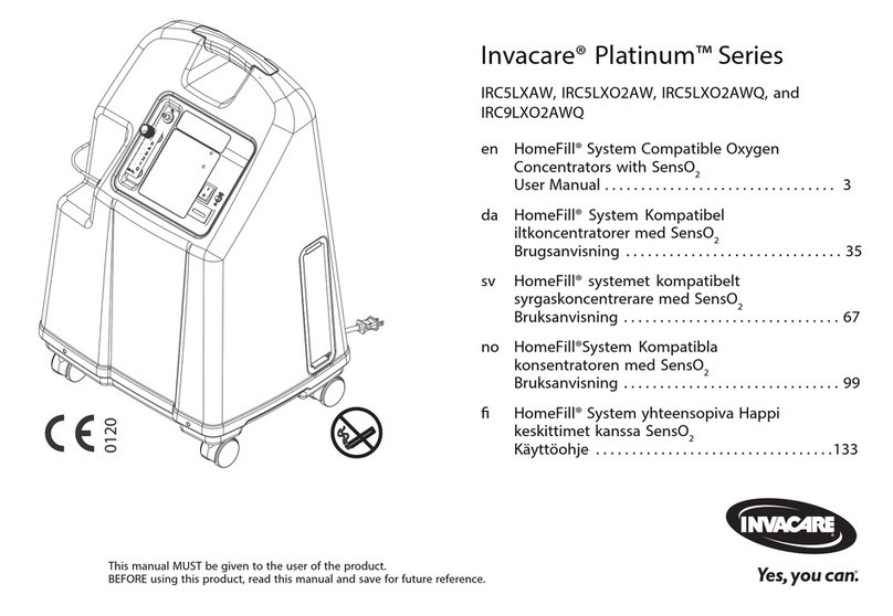 Invacare Platinum IRC9LXO2AWQ user manual
