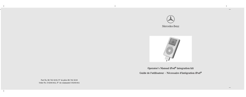 Mercedes-Benz iPod Integration Kit Operator's manual