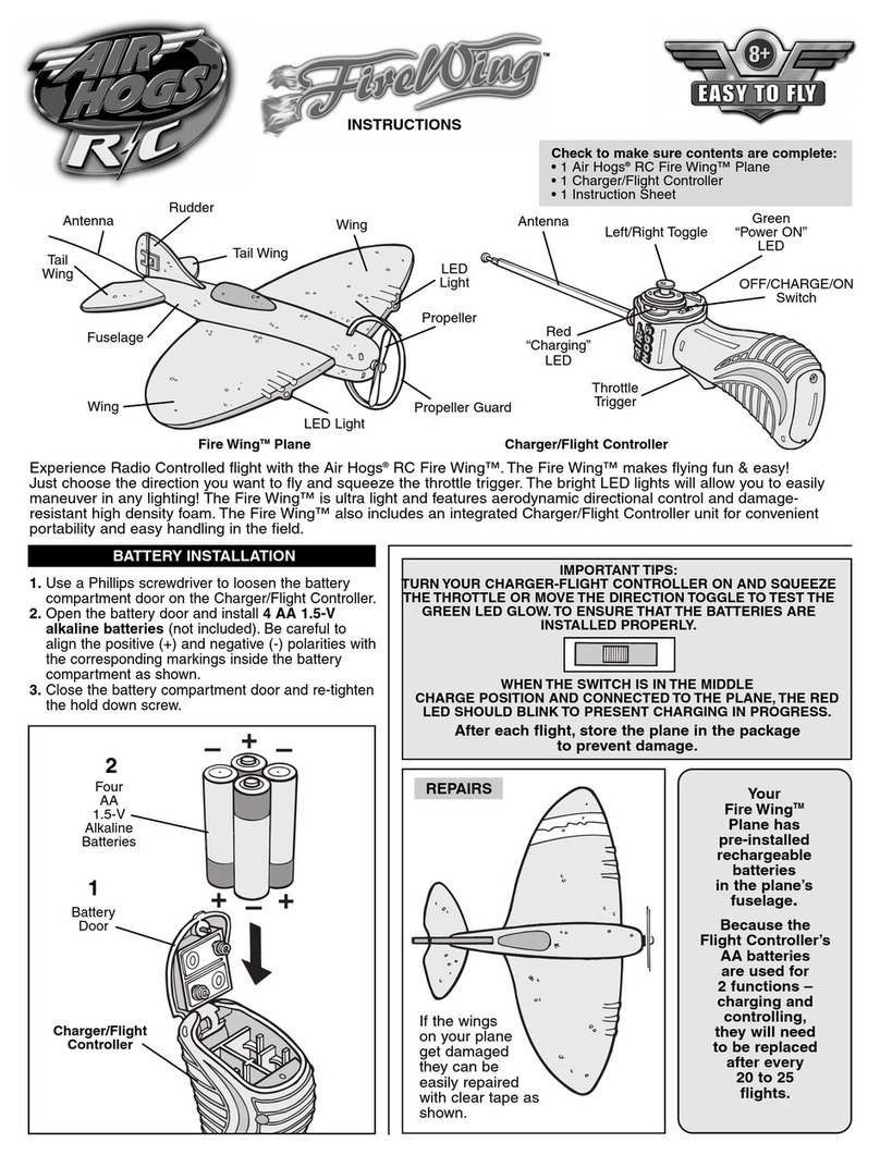 Air Hogs RC Fire Wing User manual