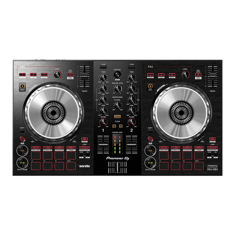 PIONEER DJ DDJ-SB3 User manual PIONEER DJ DDJ-SB3 User manual