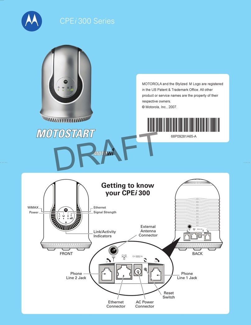 Motorola CPEi 300 Series User manual