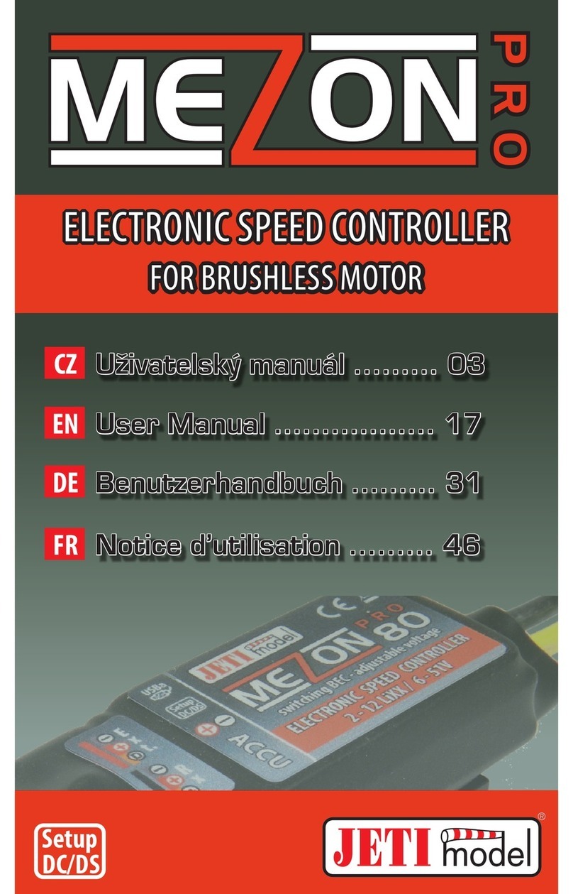 JETI model Mezon Pro user manual