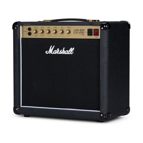 Marshall Amplification STUDIO CLASSIC SC20H User manual Marshall Amplification STUDIO CLASSIC SC20H User manual