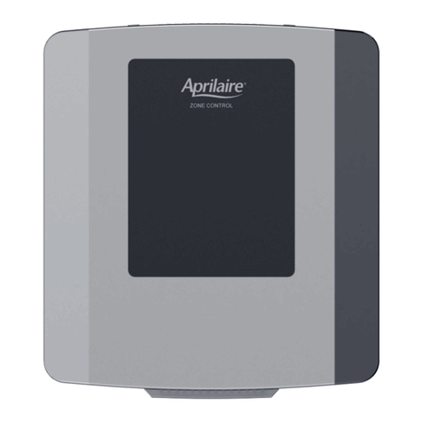 Aprilaire Zoned Comfort Control 6203 Safety & installation instructions
