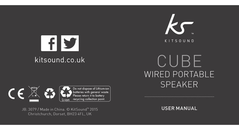 Kitsound CUBE user manual