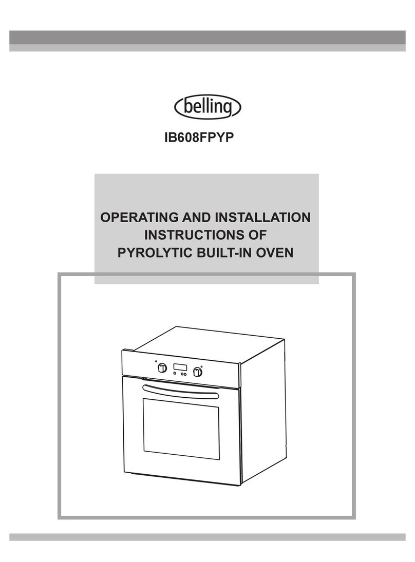Belling IB608FPYP User manual Belling IB608FPYP User manual