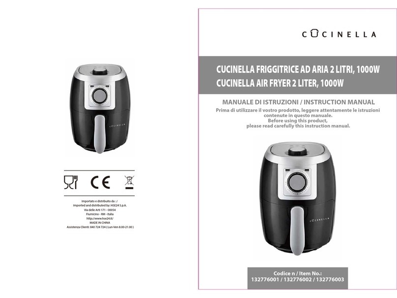 Cucinella 132776001 instruction manual