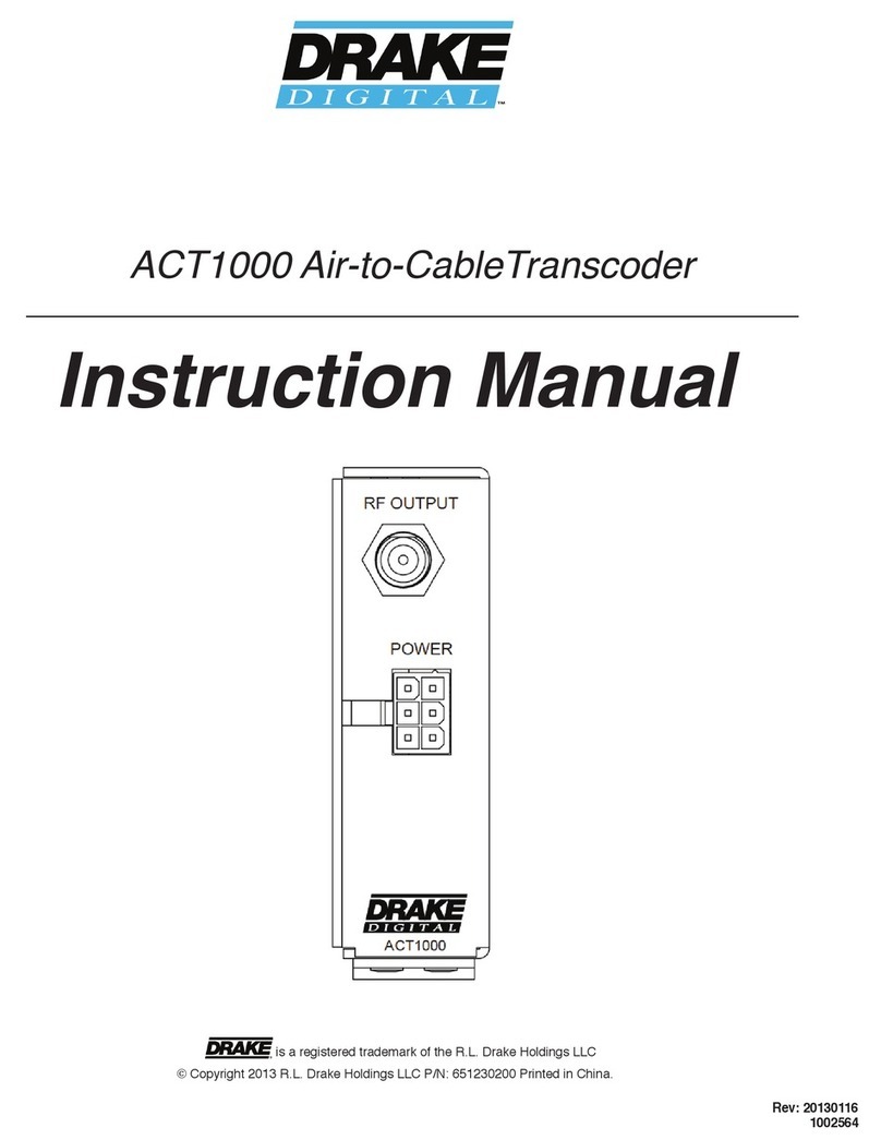 DRAKE ACT1000 instruction manual