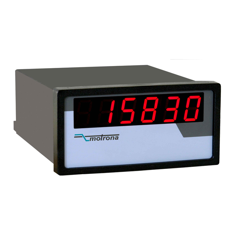 Motrona CA340 User manual