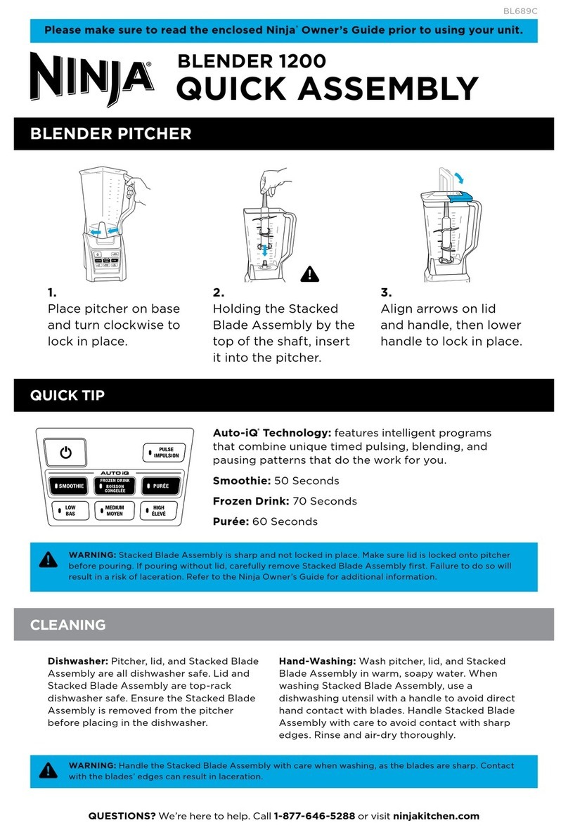 Ninja BLENDER 1200 User manual