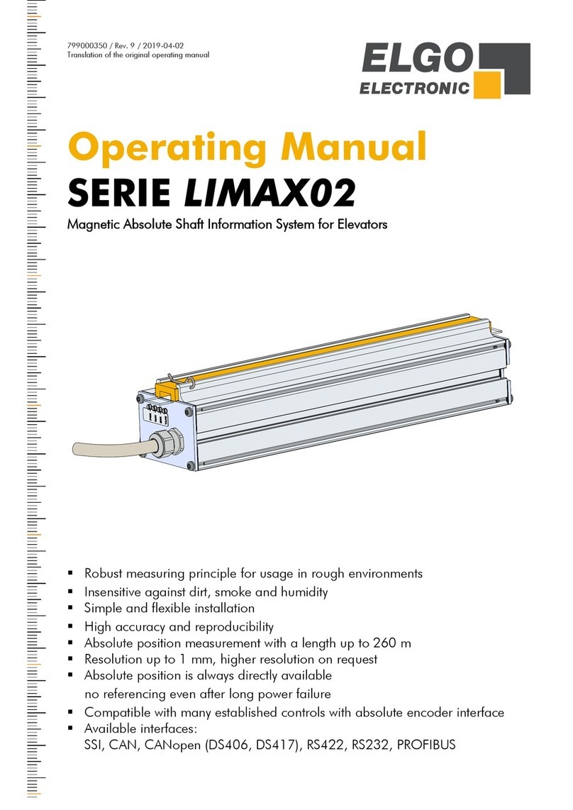 ELGO Electronic LIMAX02 Series User manual