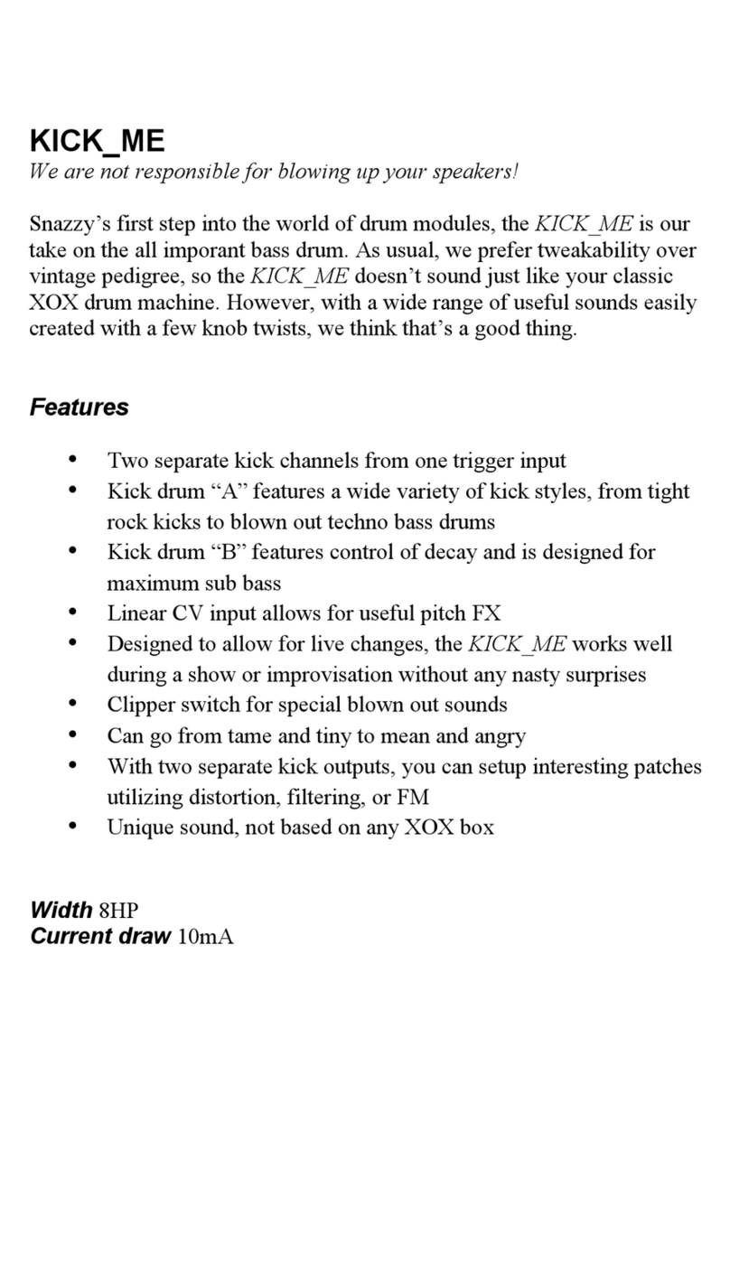 Snazzy KICK_ME manual