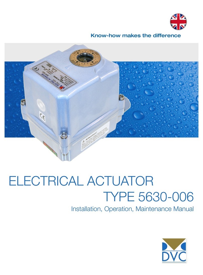 DVC 5630-006 Installation, operation & maintenance manual