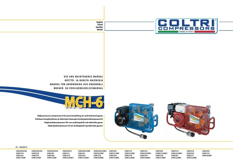 Coltri Compressors MCH-6/SH COMPACT User manual