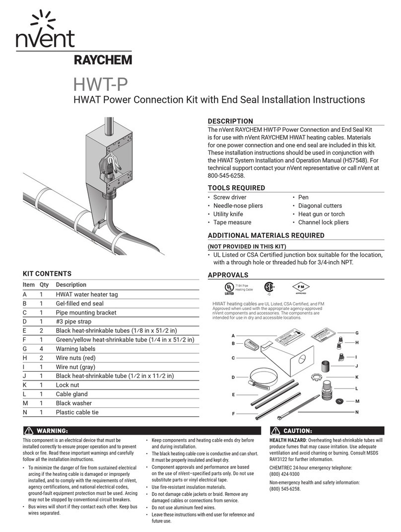nvent RAYCHEM HWT-P User manual