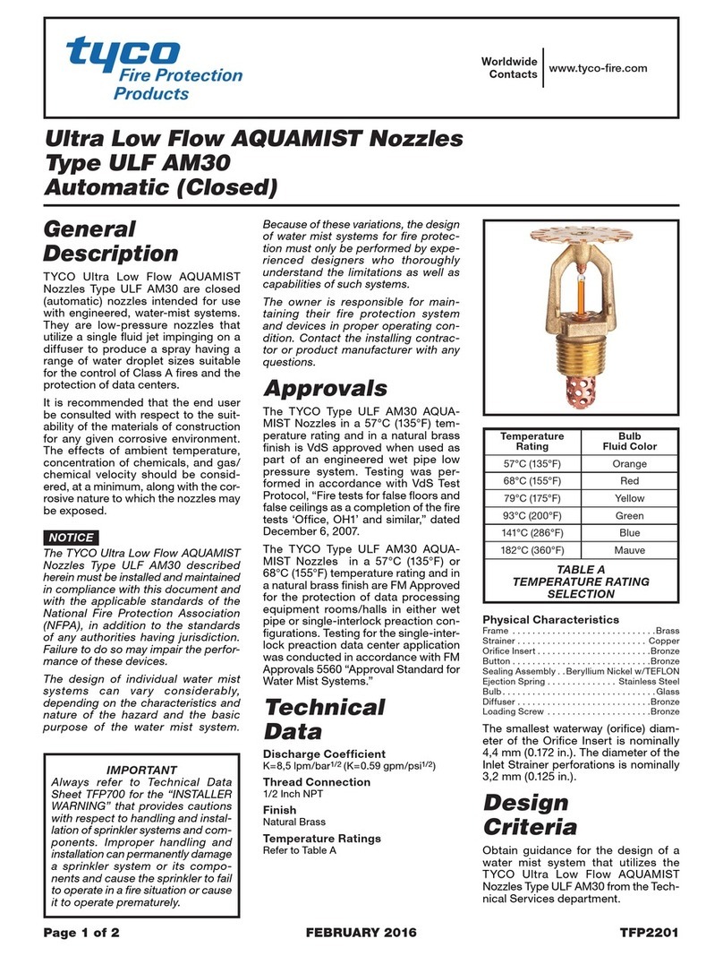 Tyco ULF AM30 quick start guide
