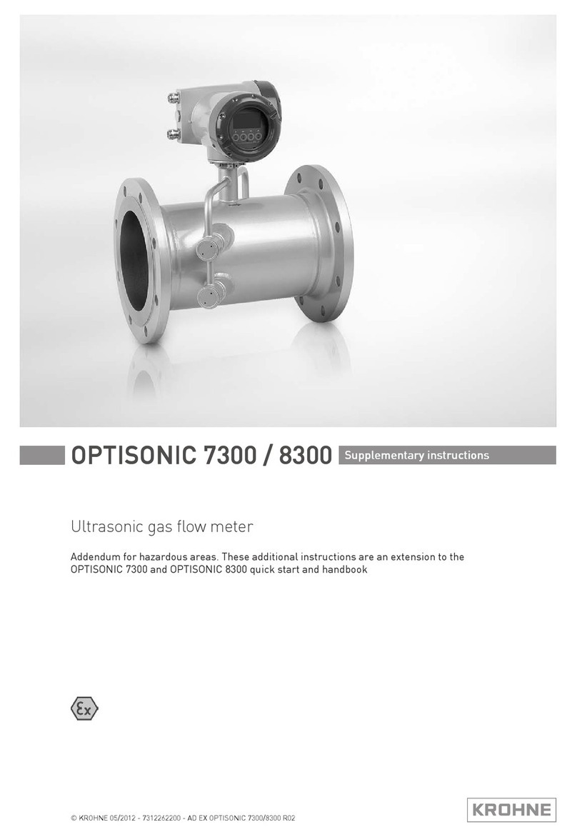 KROHNE OPTISONIC 7300 Supplementary instructions