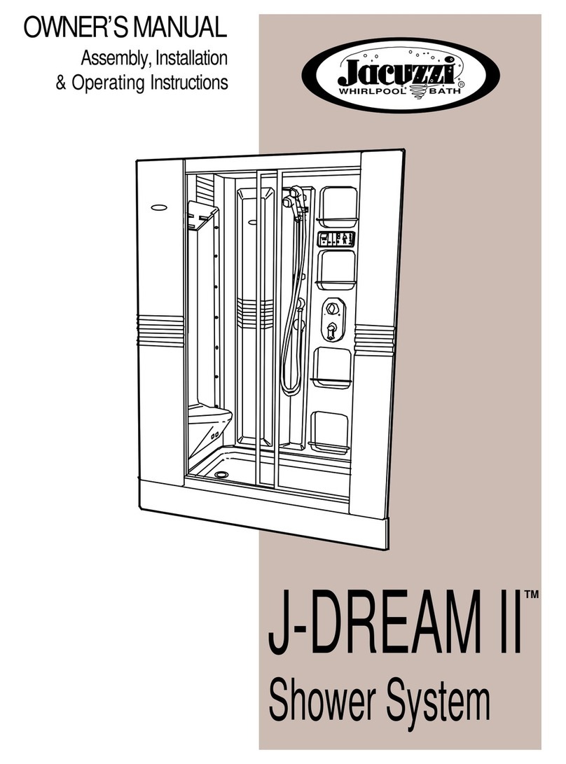 Jacuzzi J-DREAM II owner's manual