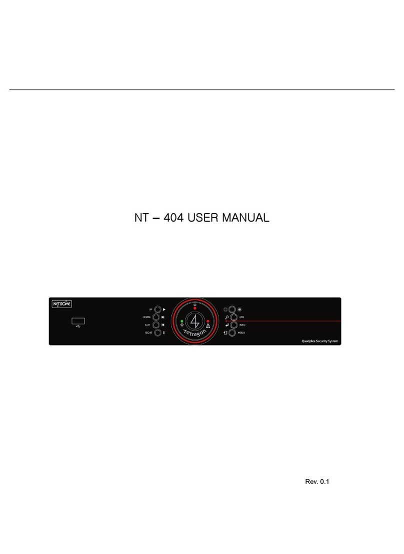 NETROME TETRAGON NT-404 User manual