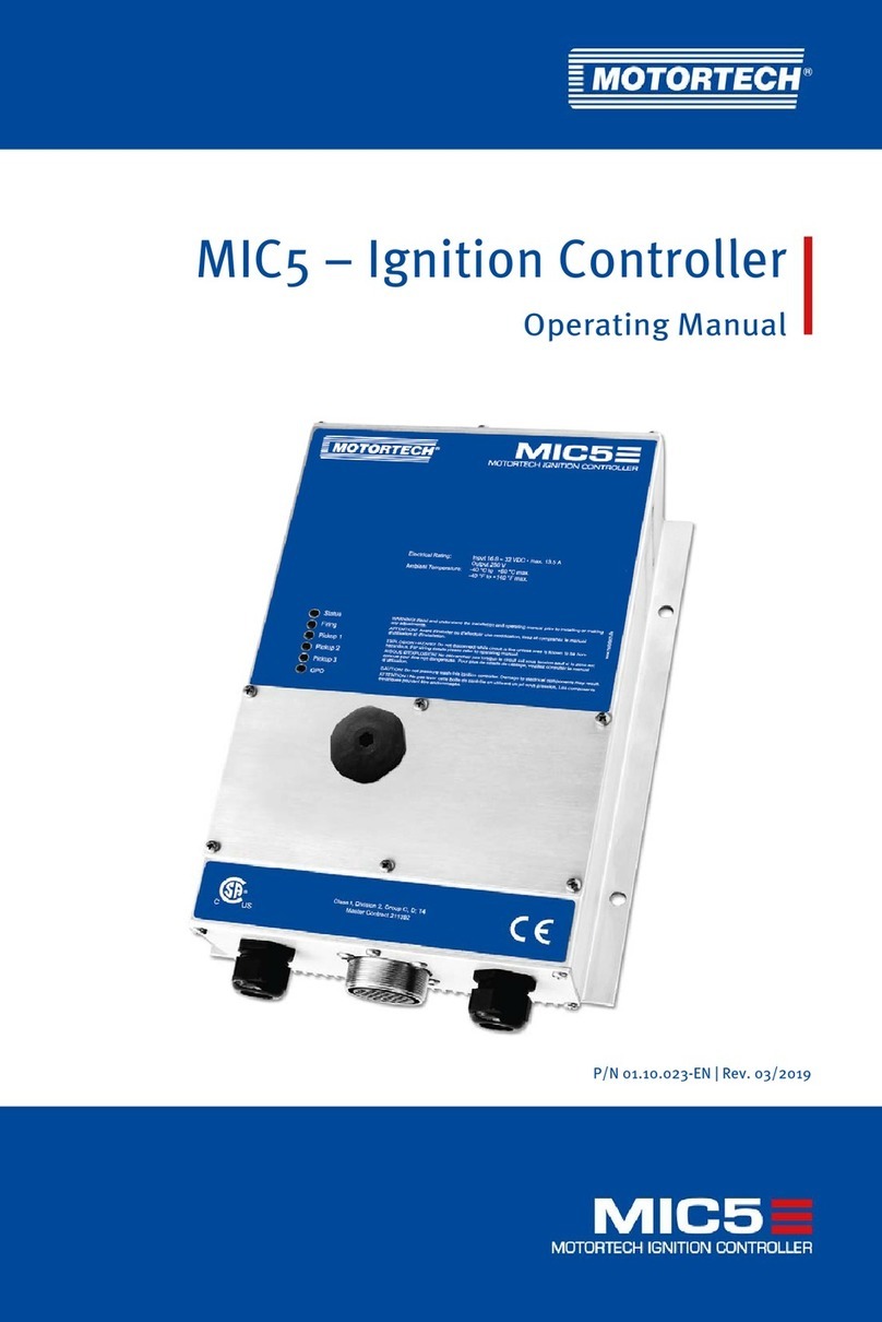 Motortech MIC5 operating manual
