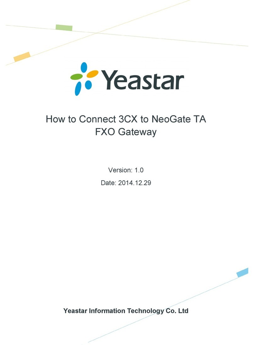 Yeastar Technology 3CX Safety guide