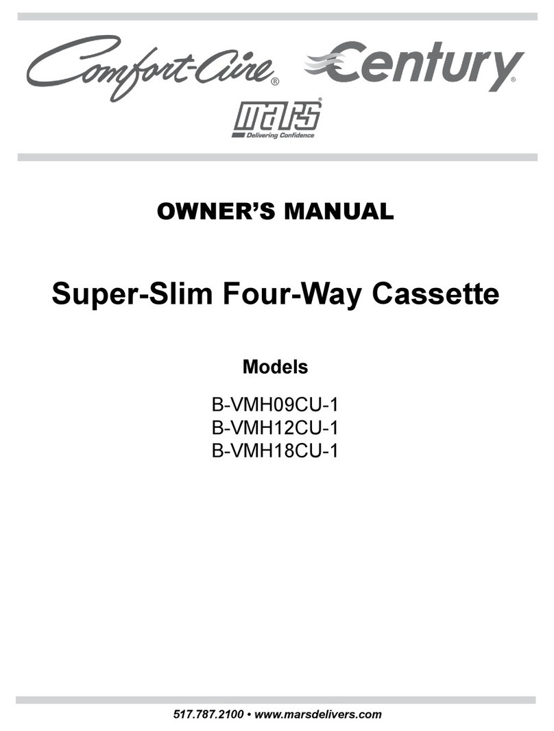Comfortaire B-VMH09CU-1 User manual Comfortaire B-VMH09CU-1 User manual