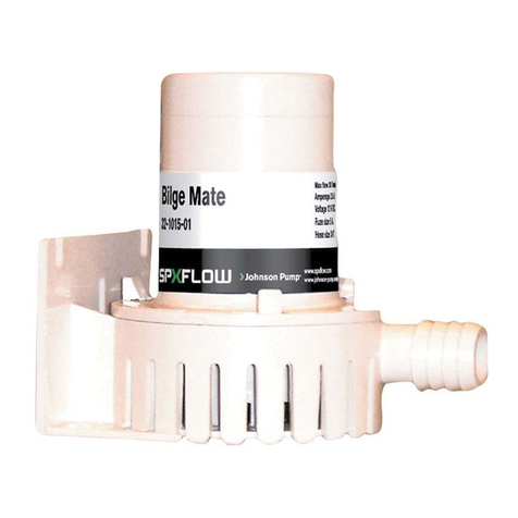 Johnson Pump SPX Bilge Mate instruction manual