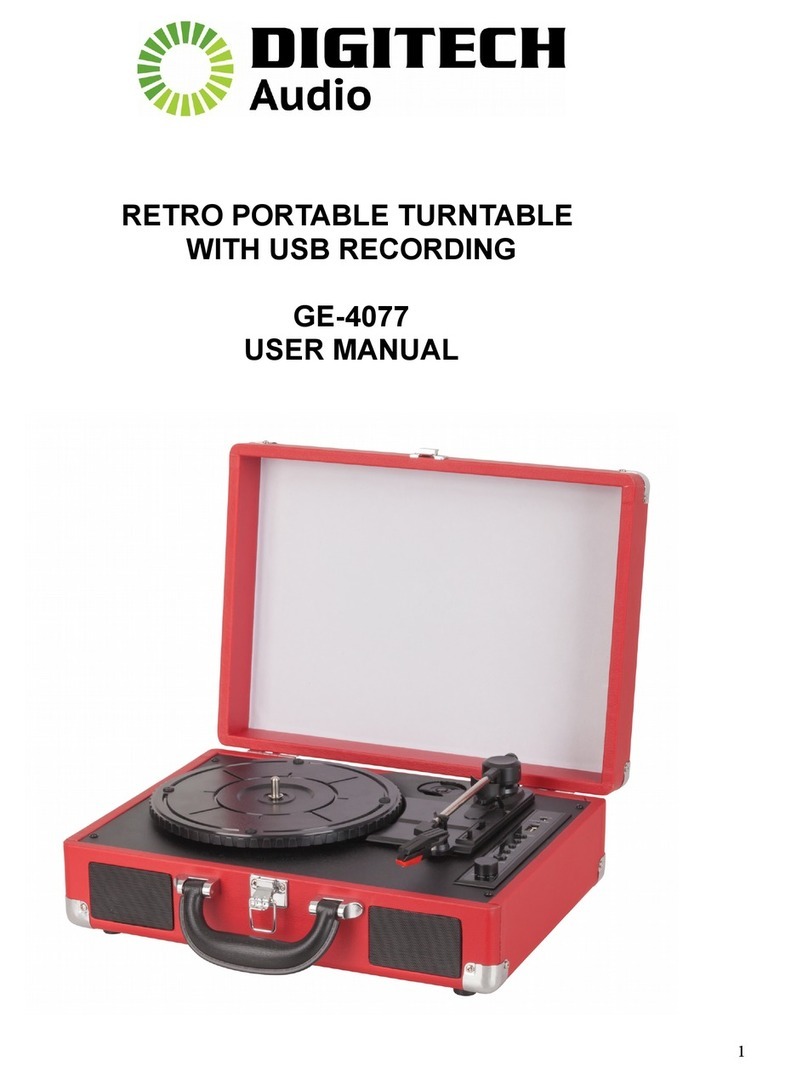DIGITECH Audio GE-4077 user manual