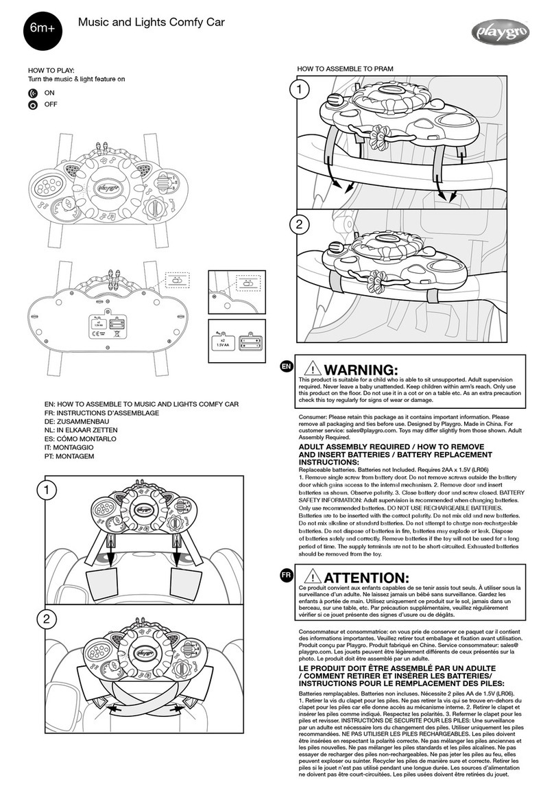PLAYGRO 0186362 User manual