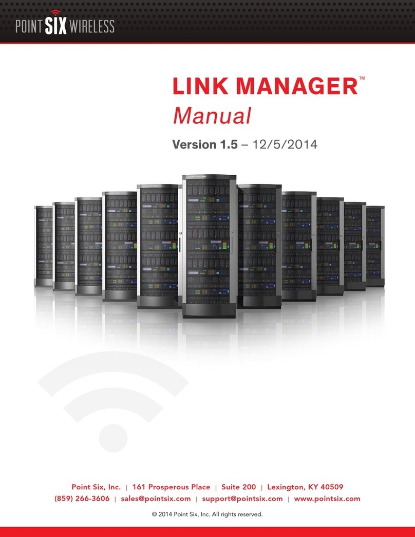 Point Six Link Manager 4010-43 manual