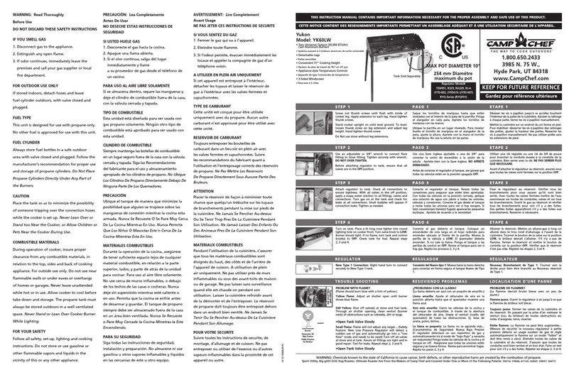 Camp Chef Yukon YK60LW User manual