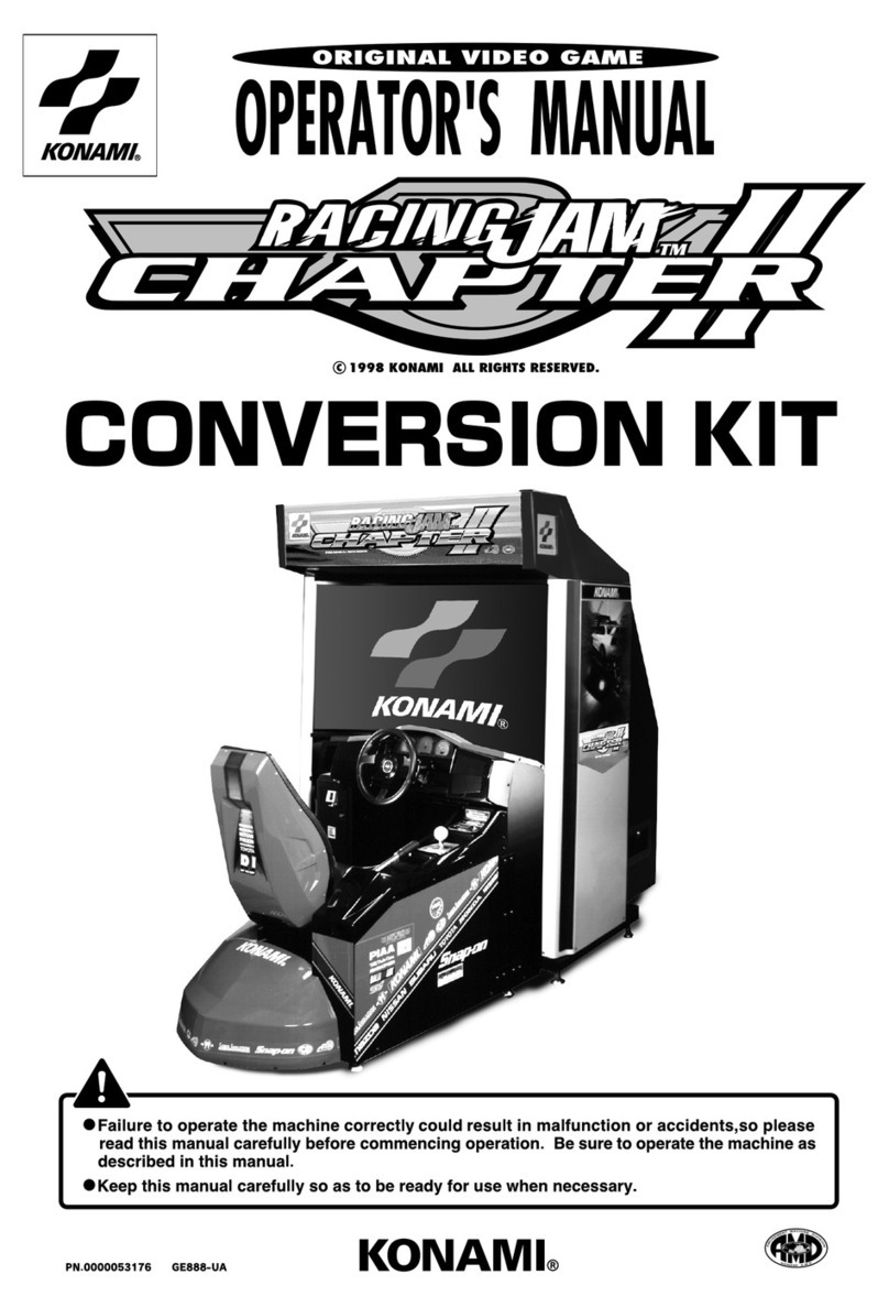Konami Racing Jam Chapter II Operator's manual Konami Racing Jam Chapter II Operator's manual
