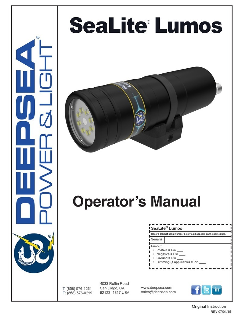 DeepSea Power & Light SeaLite Lumos 1000 Operator's manual