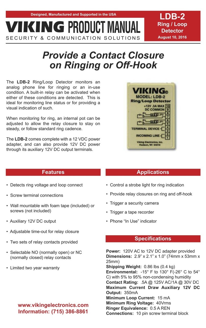 Viking LDB-2 product manual