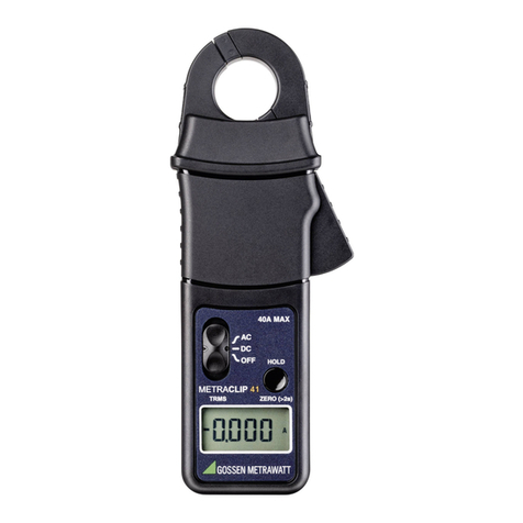 Gossen MetraWatt METRACLIP 41 User manual