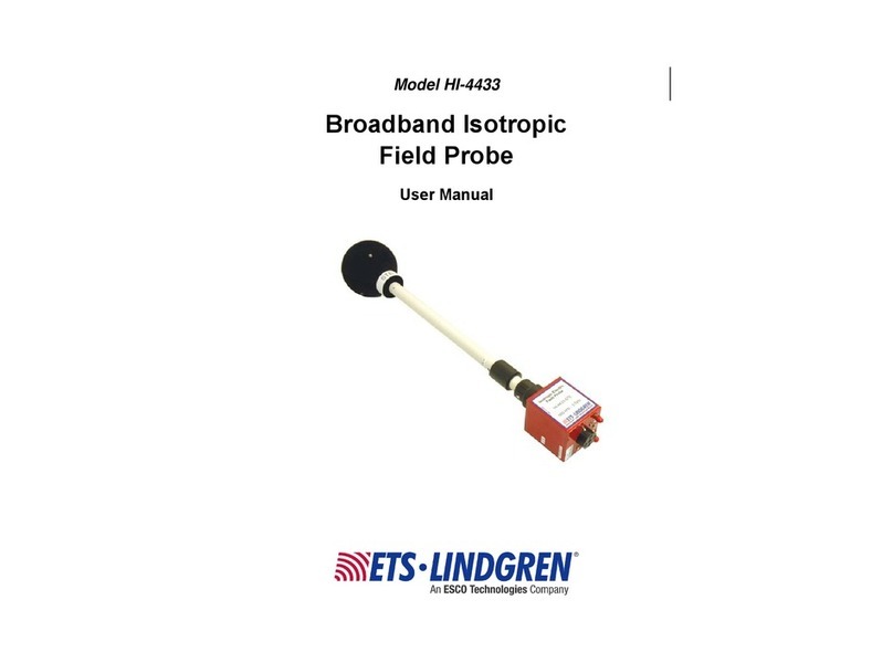 ETS-Lindgren HI-4433 user manual
