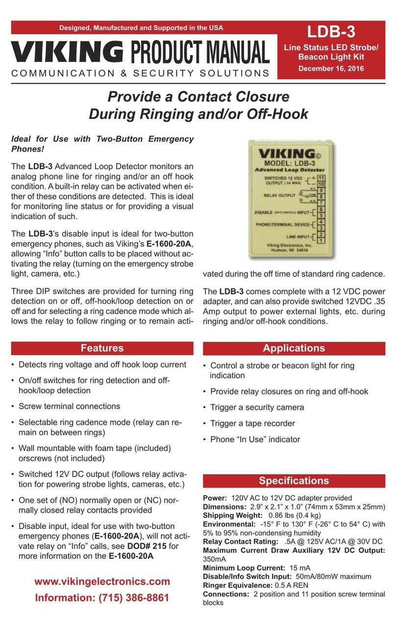 Viking LDB-3 product manual