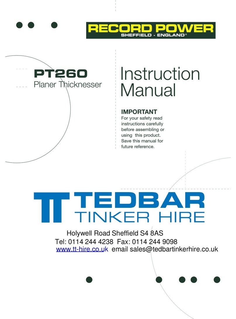 Record Power PT260 User manual