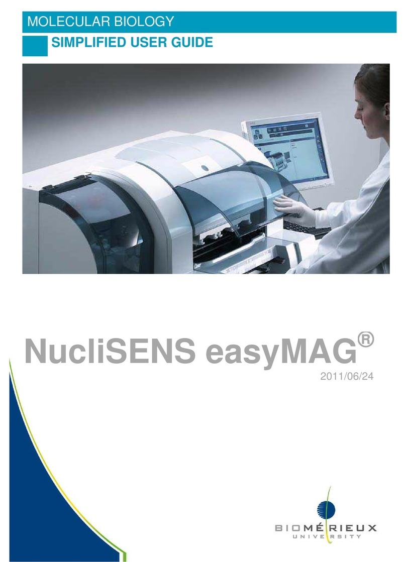 bioMerieux NucliSENS easyMAG Simplified user guide bioMerieux NucliSENS easyMAG Simplified user guide