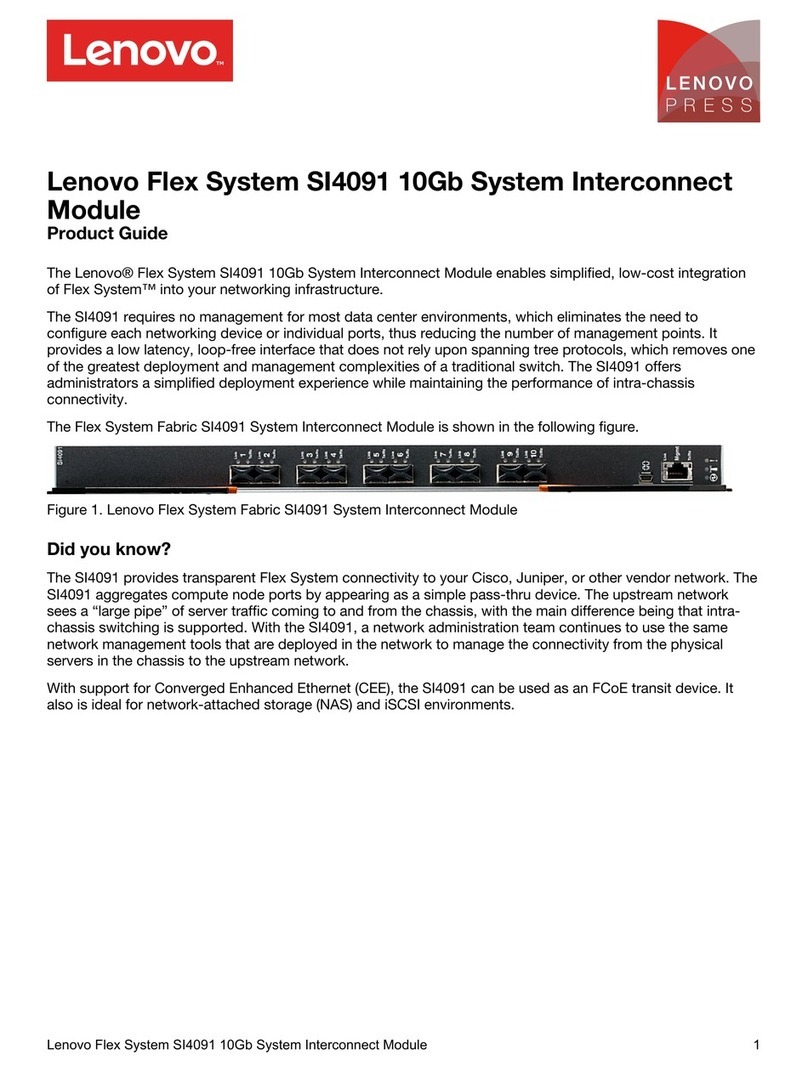 Lenovo Flex System SI4091 10Gb User manual